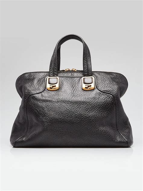 fendi duffle bag chameleon|FENDI Pebbled Calfskin Large Chameleon Tote Black .